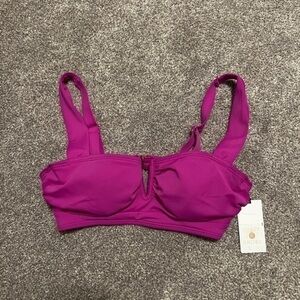 Shade & Shore Purple Bikini Top